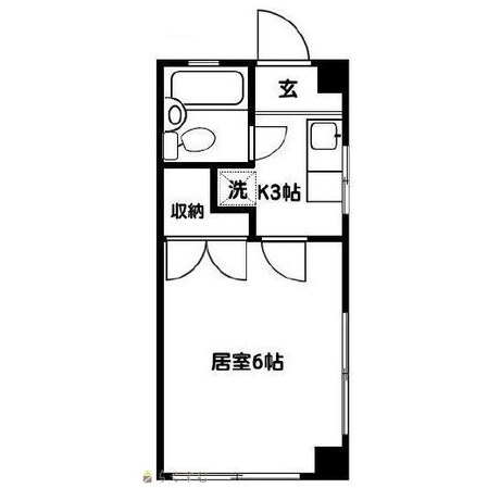 ユーロハイツ千手の物件間取画像